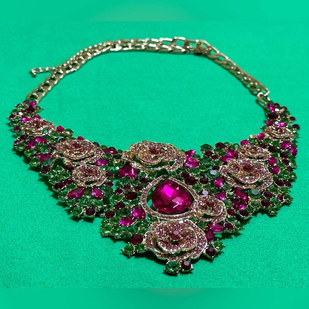 OPC CN Rhinestone Statement Necklace